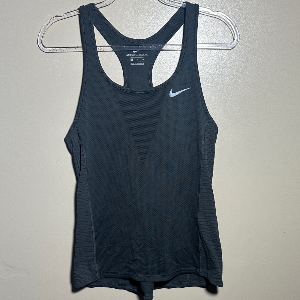 Nike Zonal Cooling Small Gray‎ Racerback Tank Top